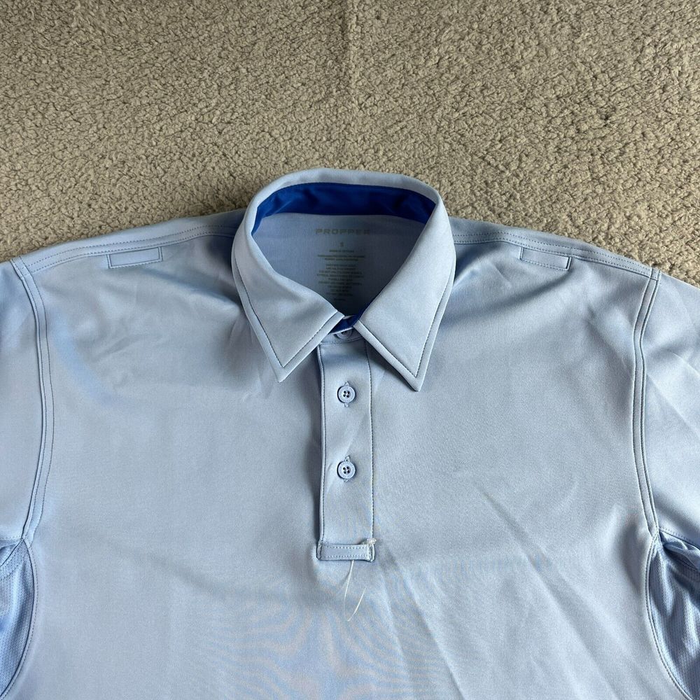 NEW Propper Polo Shirt Mens Small Blue Tactical Uniform Performance Long Sleeve